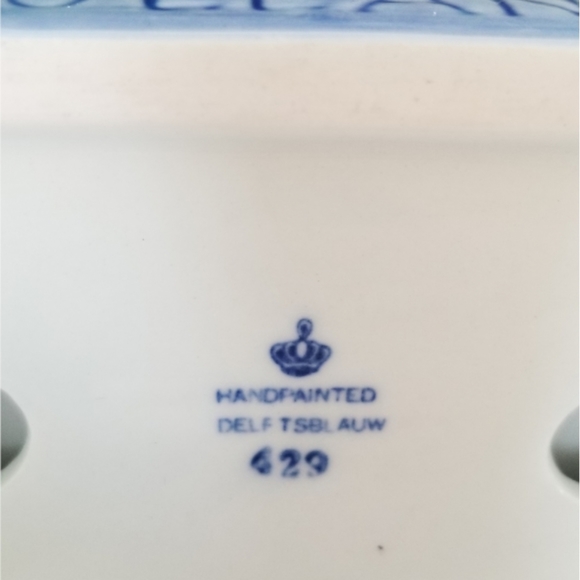 Vintage Handpainted Delft Holland Blue/White Elephant Figure - Picture 6 of 8